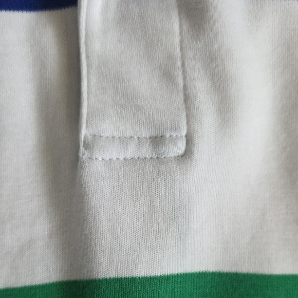 Polo by Ralph Lauren Men's Cross Flags Striped Polo Shirt - Blue, Green, Red - Picture 4 of 4